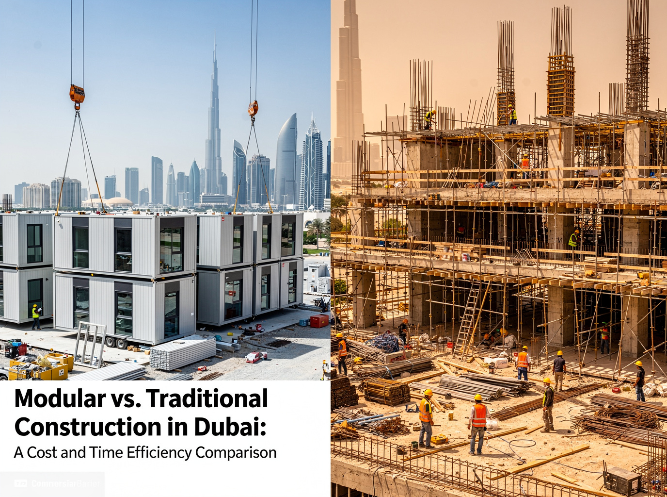 Modular vs. Traditional Construction in Dubai: A Cost and Time Efficiency Comparison